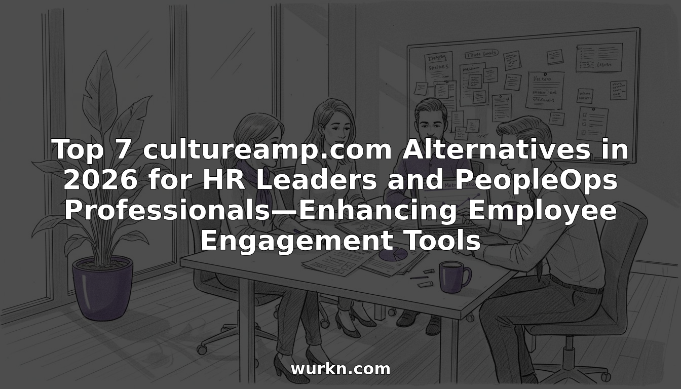 HR professionals reviewing employee engagement data