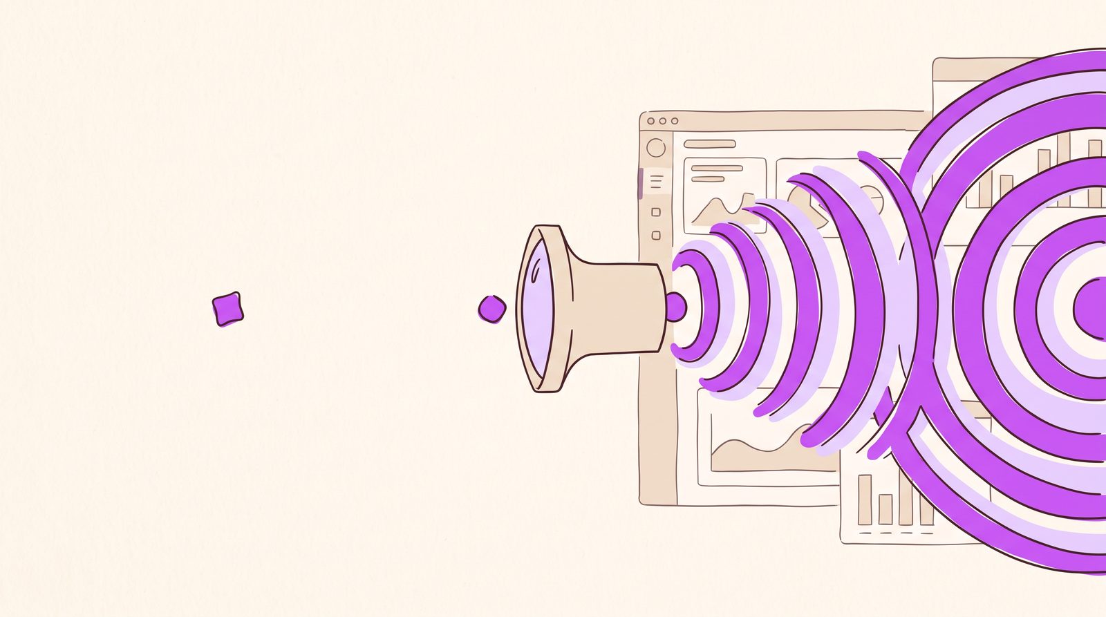 One small flawed data point amplified through a lens into a large wave sweeping across dashboards