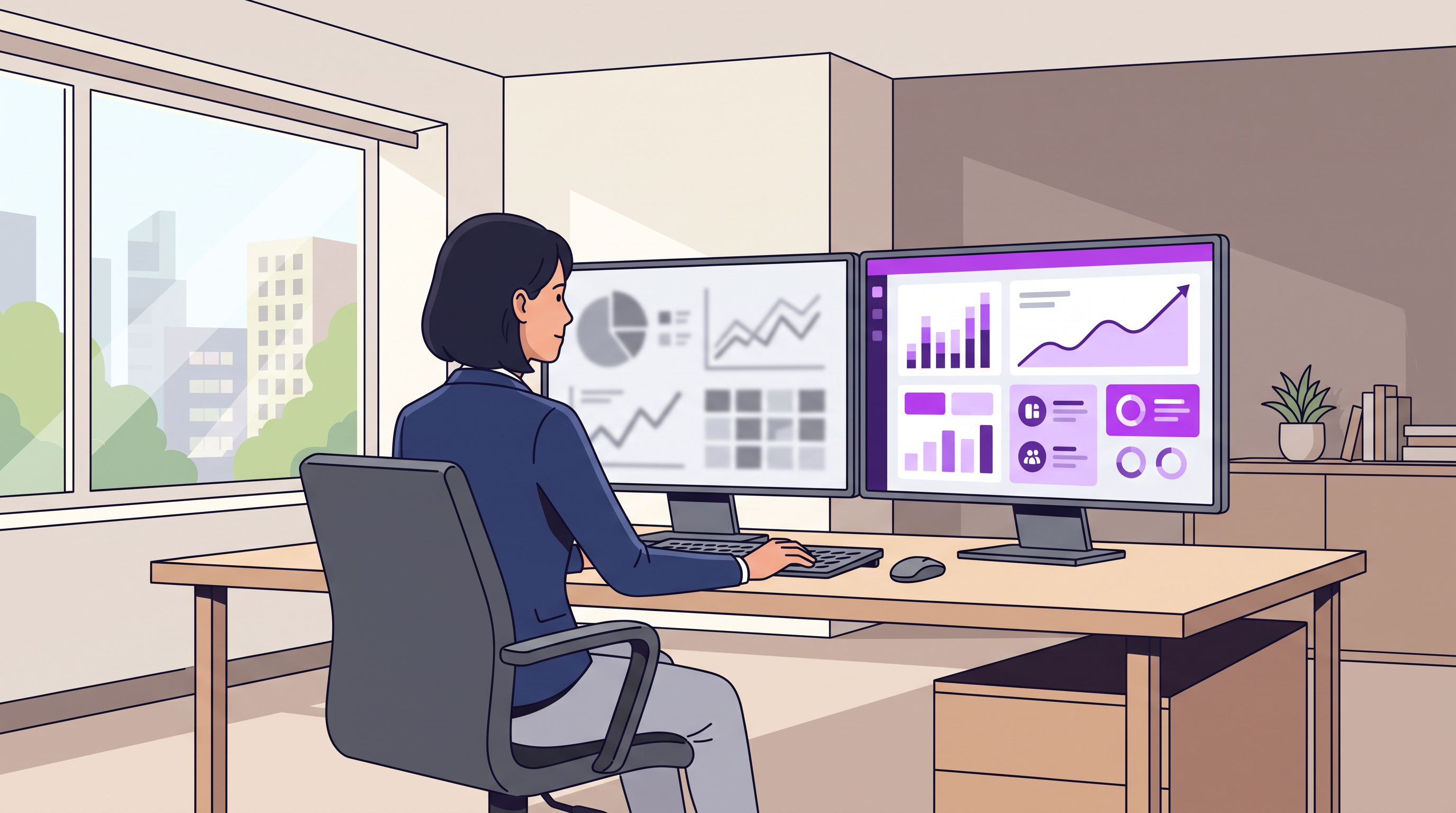 Split comparison of RTO mandate decisions: vague instinct-based approach versus measured workforce telemetry data dashboard